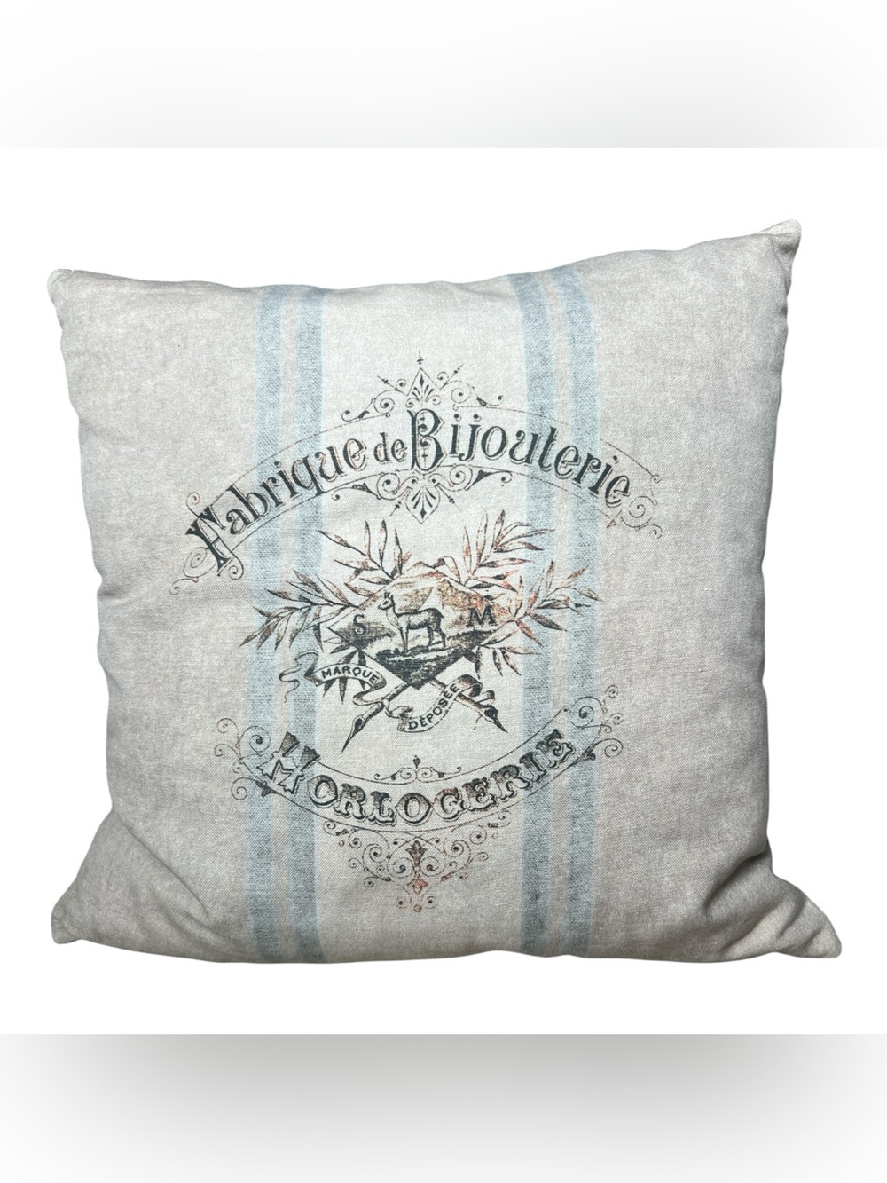 Rustic French Farmhouse Pillow by Artanlei